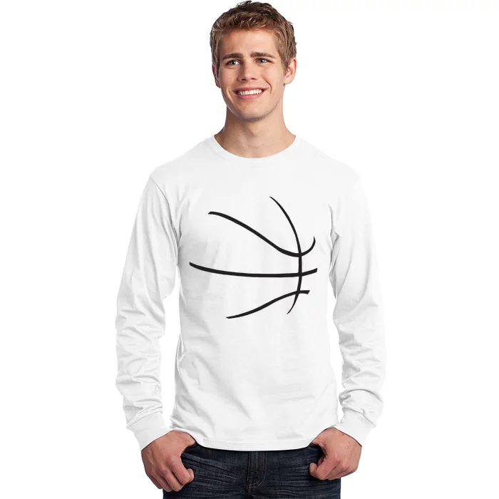 Basketball Costume Bball Player Baller Basketball Team Long Sleeve Shirt