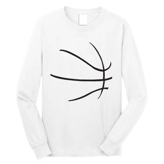 Basketball Costume Bball Player Baller Basketball Team Long Sleeve Shirt