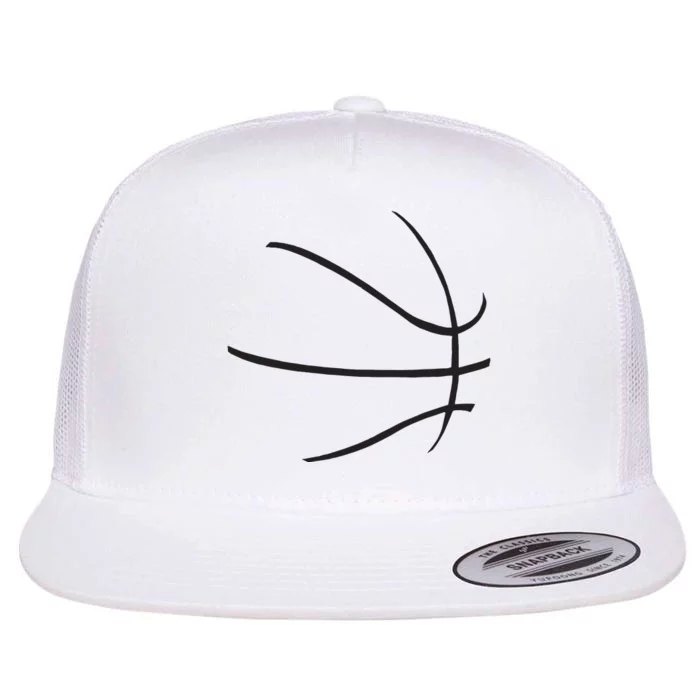 Basketball Costume Bball Player Baller Basketball Team Flat Bill Trucker Hat