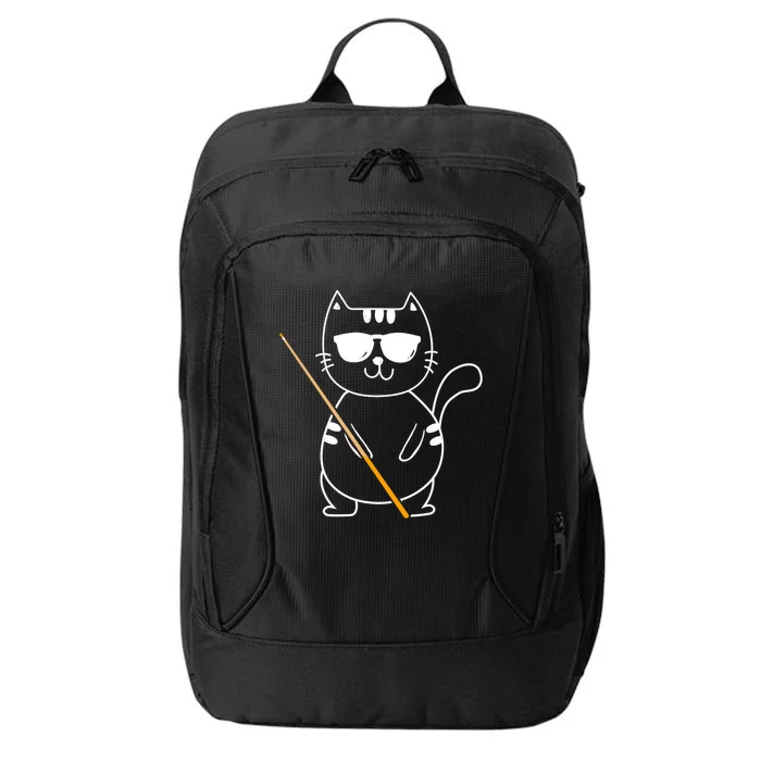 Billiard Cat Billiard Player Billard 8ball Pool Snooker City Backpack