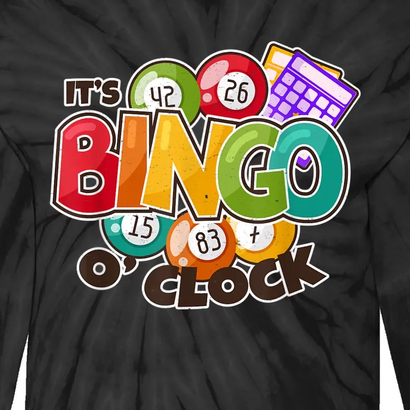 Bingo Caller Tie-Dye Long Sleeve Shirt