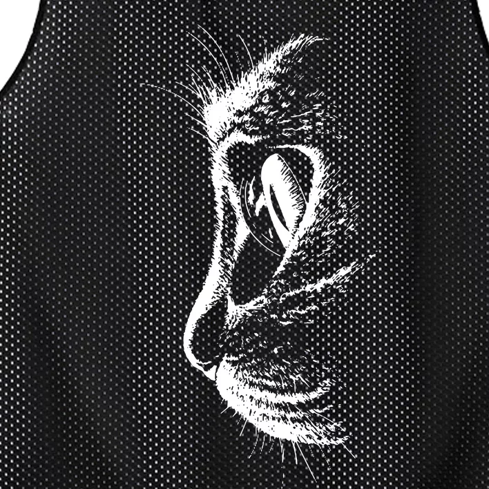 Black Cat Mesh Reversible Basketball Jersey Tank