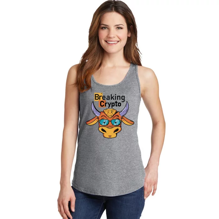 Breaking Crypto Bull Ladies Essential Tank