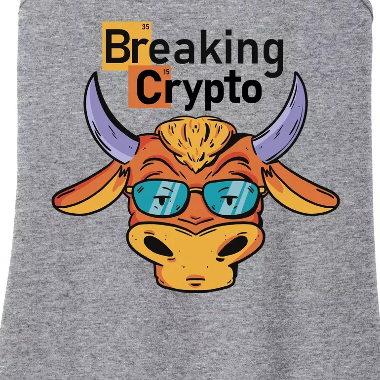 Breaking Crypto Bull Ladies Essential Tank