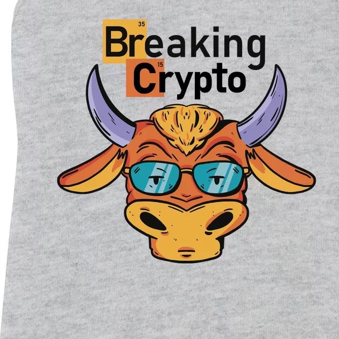 Breaking Crypto Bull Women's Racerback Tank