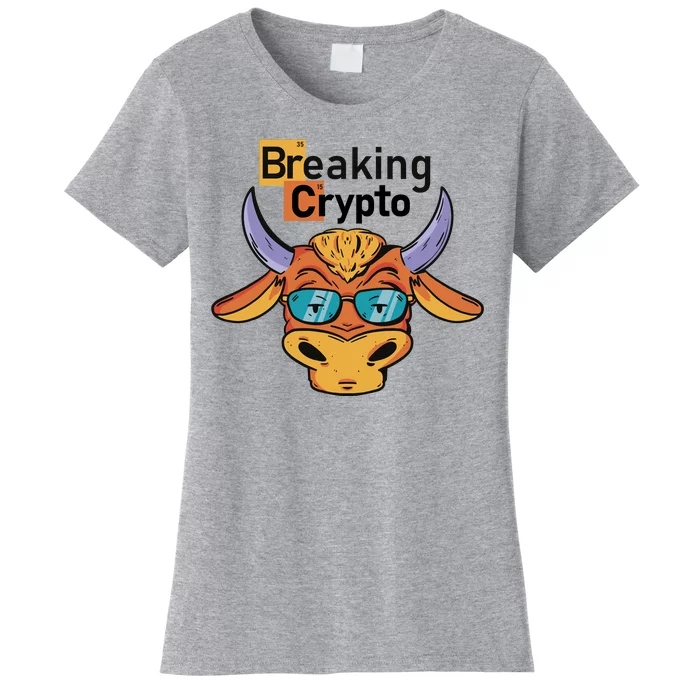 Breaking Crypto Bull Women's T-Shirt