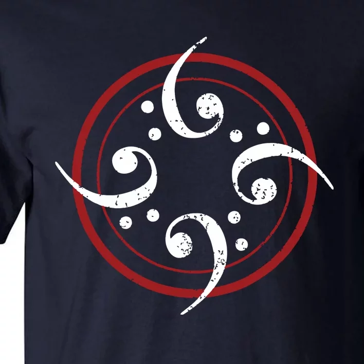 Bass Clef Bass Guitar Player Bassist Tall T-Shirt