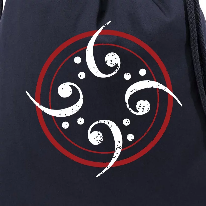 Bass Clef Bass Guitar Player Bassist Drawstring Bag