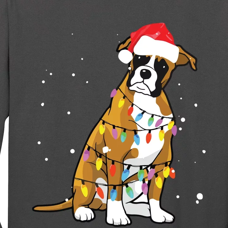 Boxer Christmas Boxer Dog Christmas Gift Long Sleeve Shirt