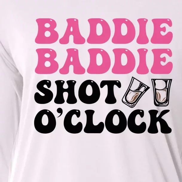 Baddies Caribbean Baddie Baddie Shot O Clock Cooling Performance Long Sleeve Crew