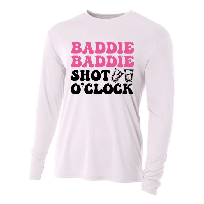 Baddies Caribbean Baddie Baddie Shot O Clock Cooling Performance Long Sleeve Crew