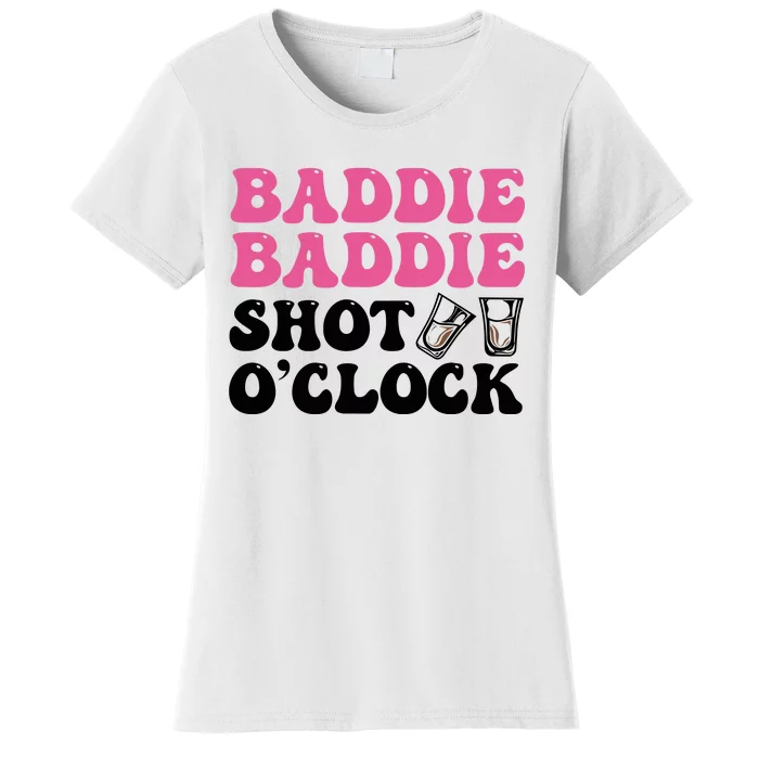 Baddies Caribbean Baddie Baddie Shot O Clock Women's T-Shirt