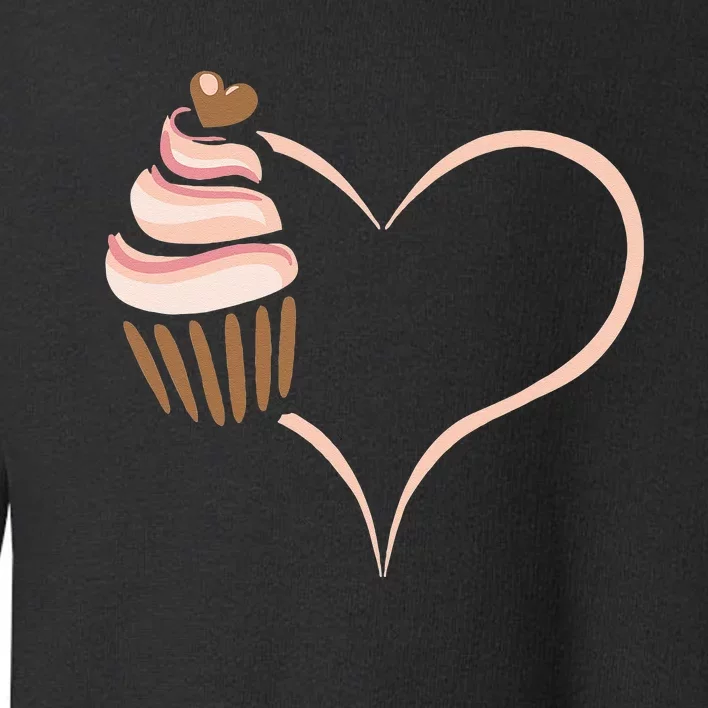 Baking Cupcake Cute Bakery Muffin Baking Cooking Toddler Sweatshirt