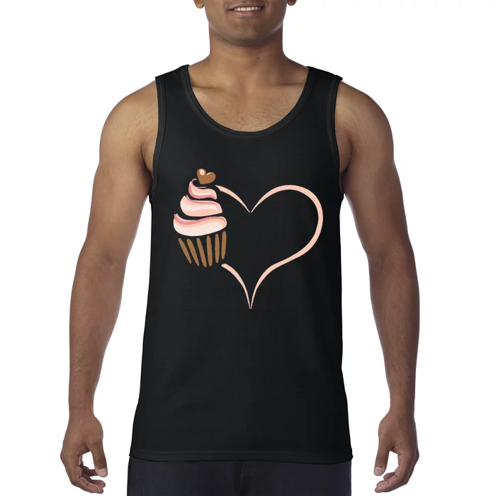 Baking Cupcake Cute Bakery Muffin Baking Cooking Tank Top