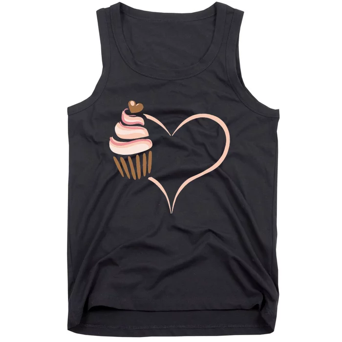 Baking Cupcake Cute Bakery Muffin Baking Cooking Tank Top