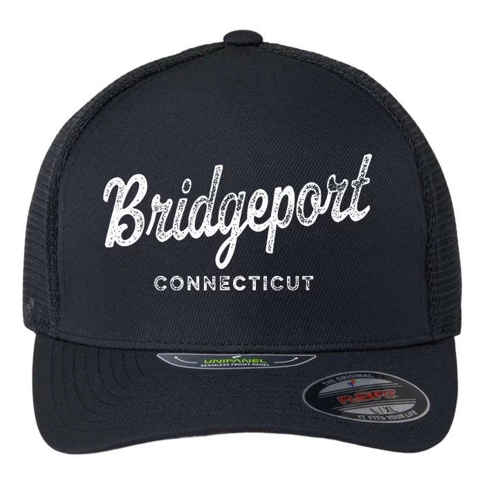 Bridgeport Connecticut Ct Vintage Athletic Flexfit Unipanel Trucker Cap