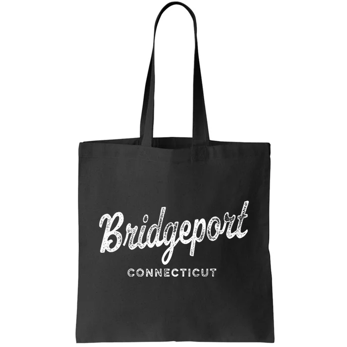 Bridgeport Connecticut Ct Vintage Athletic Tote Bag