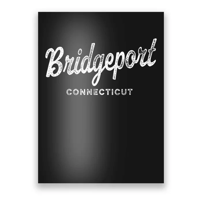 Bridgeport Connecticut Ct Vintage Athletic Poster