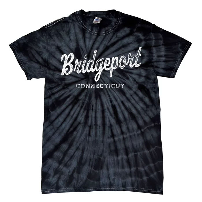 Bridgeport Connecticut Ct Vintage Athletic Tie-Dye T-Shirt