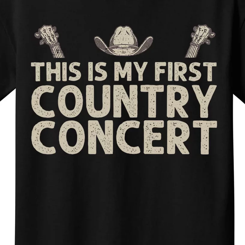 Best Country Concert Art For Country Music Concert Kids T-Shirt