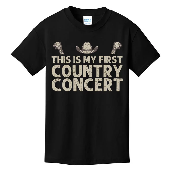 Best Country Concert Art For Country Music Concert Kids T-Shirt