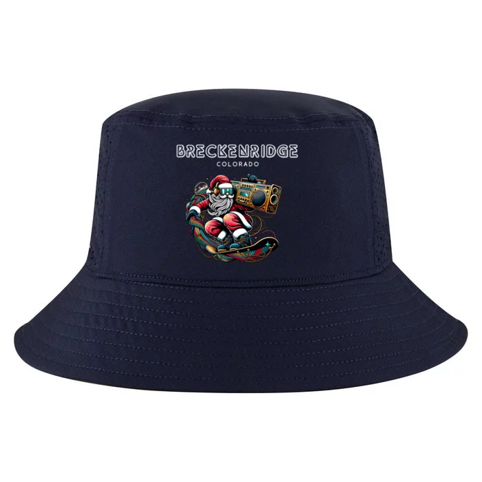 Breckenridge Colorado Cool Snowboard Christmas Santa Gift Cool Comfort Performance Bucket Hat