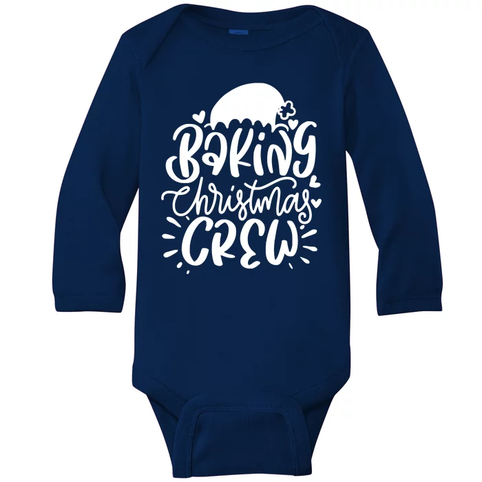 Baking Christmas Crew Holiday Baby Long Sleeve Bodysuit