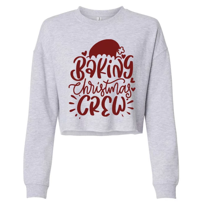 Baking Christmas Crew Holiday Cropped Pullover Crew