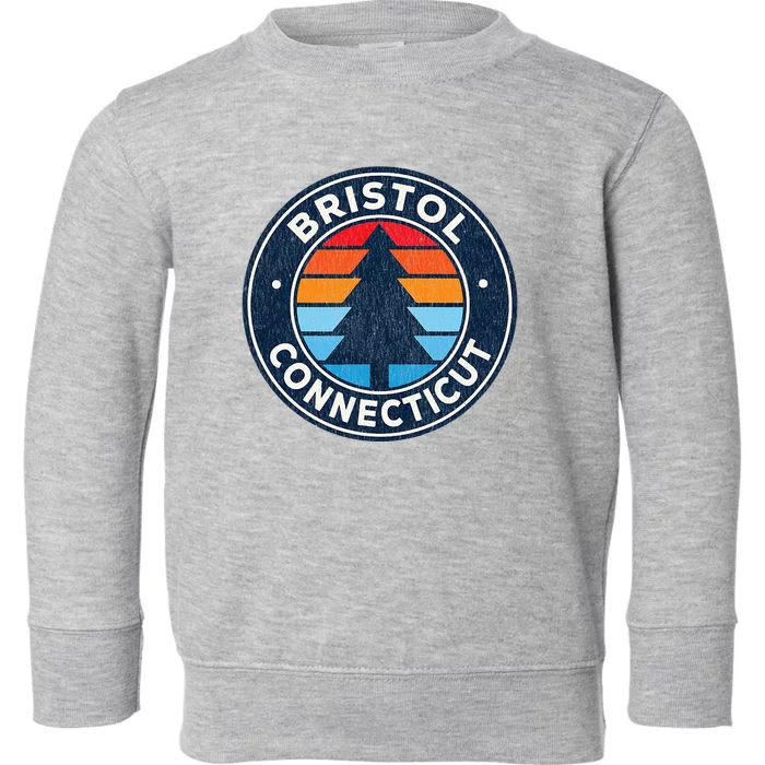 Bristol Connecticut Ct Vintage Toddler Sweatshirt