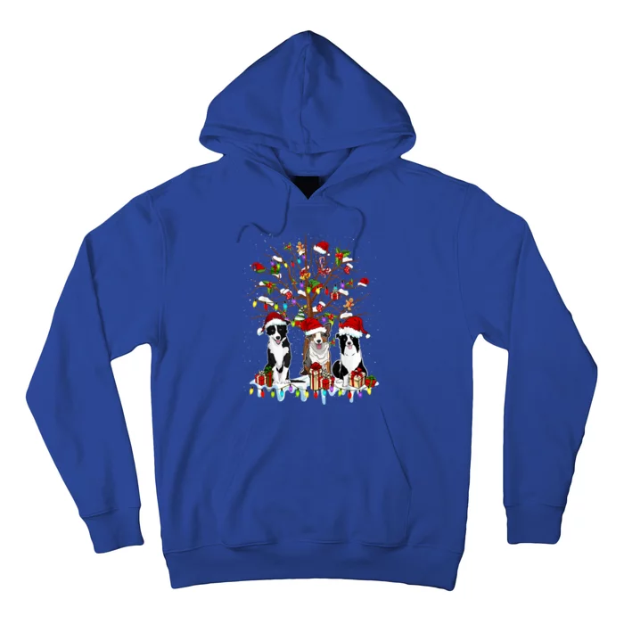 Border Collie Christmas Tree Funny Xmas Border Collie Dog Gift Hoodie