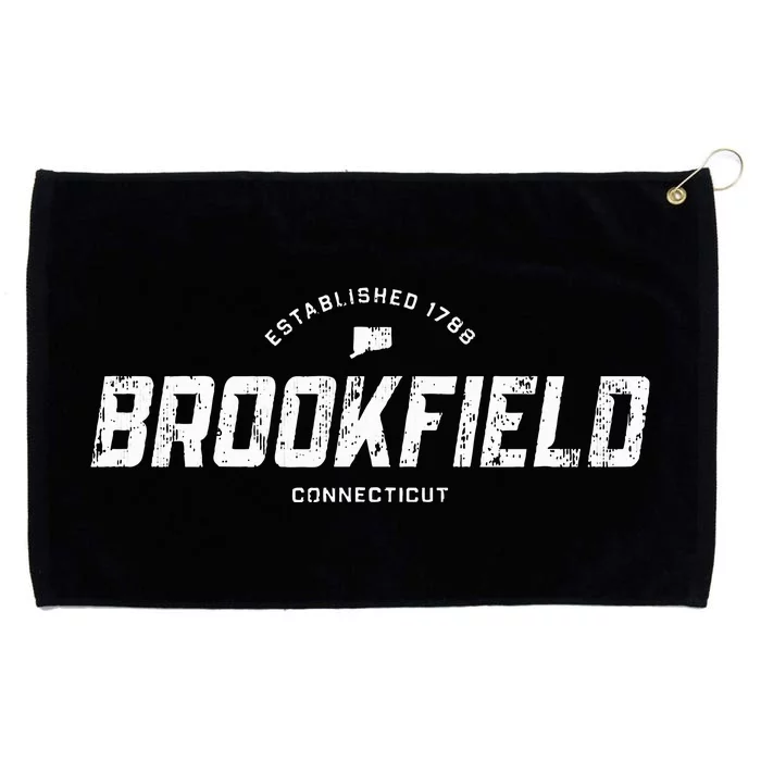 Brookfield Connecticut Ct Vintage Athletic Grommeted Golf Towel