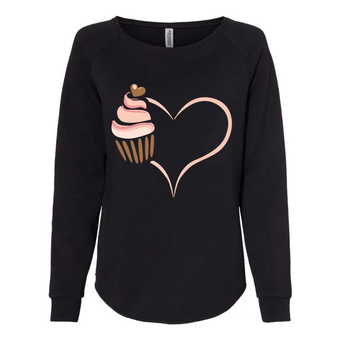 Baking Cupcake Cute Bakery Muffin Baking Cooking Womens California Wash Sweatshirt