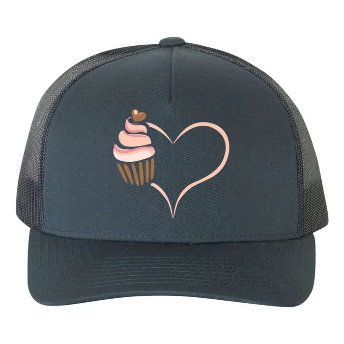 Baking Cupcake Cute Bakery Muffin Baking Cooking Yupoong Adult 5-Panel Trucker Hat