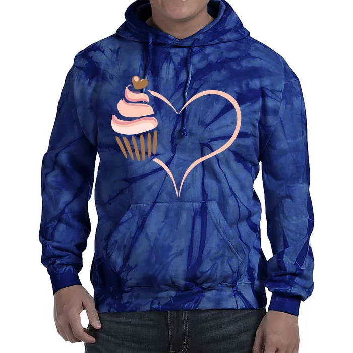 Baking Cupcake Cute Bakery Muffin Baking Cooking Tie Dye Hoodie