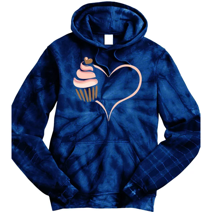 Baking Cupcake Cute Bakery Muffin Baking Cooking Tie Dye Hoodie