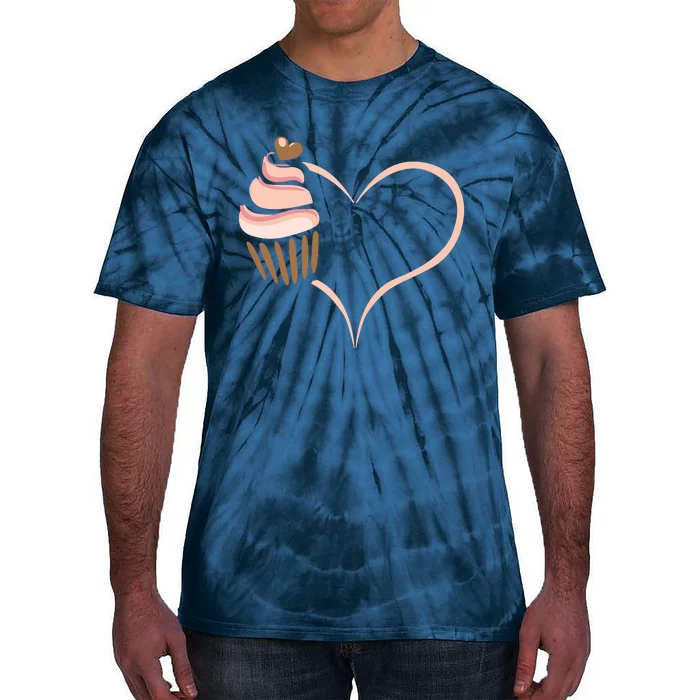 Baking Cupcake Cute Bakery Muffin Baking Cooking Tie-Dye T-Shirt