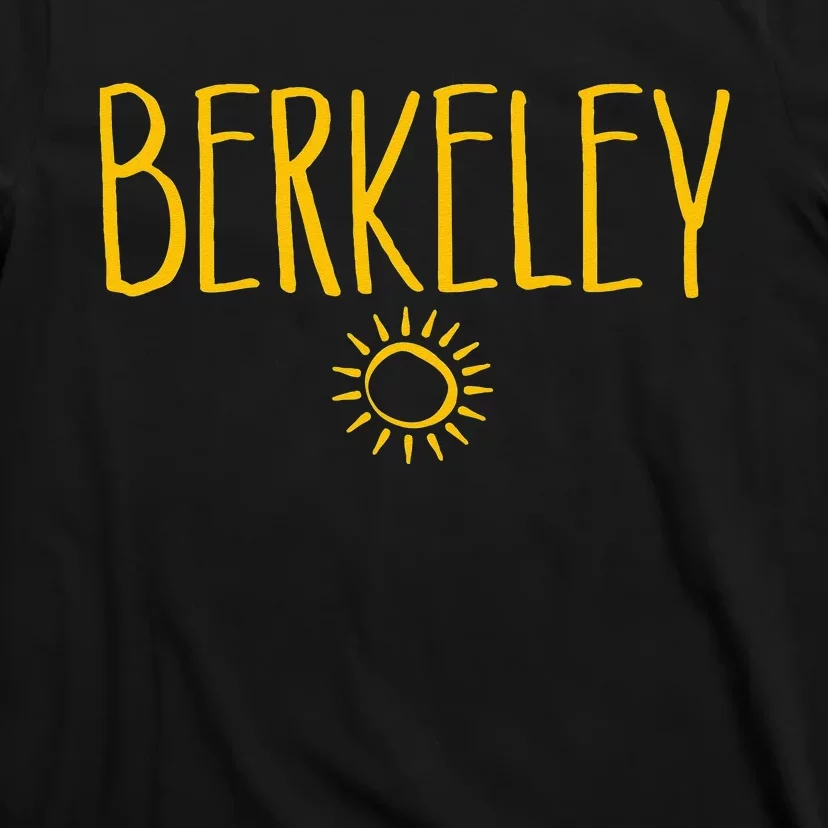 Berkeley California CA Sun Drawing Amber Print T-Shirt