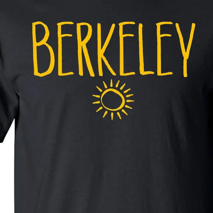 Berkeley California CA Sun Drawing Amber Print Tall T-Shirt