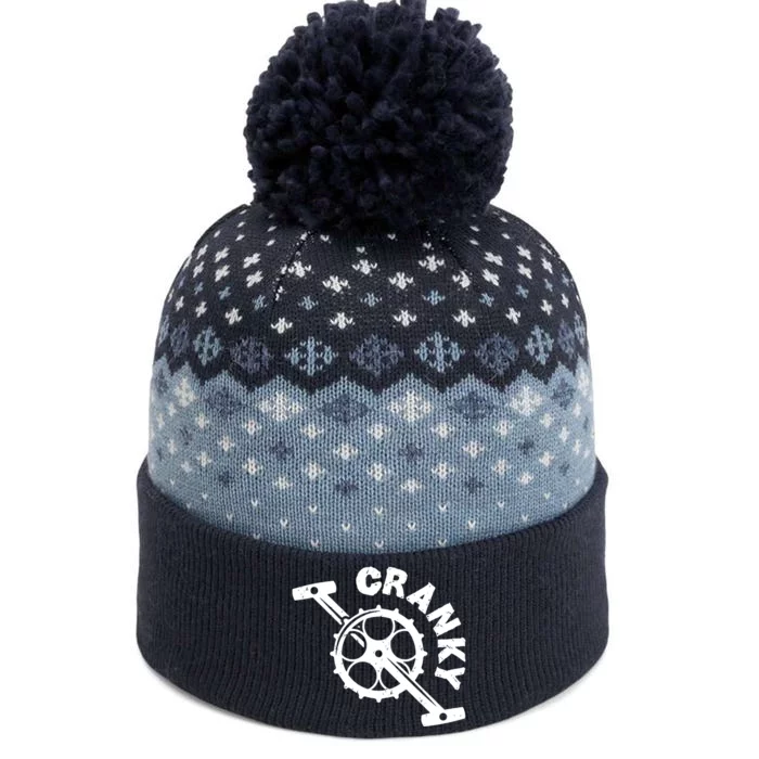 Bicycle Crank Cool Bike Rider Builder The Baniff Cuffed Pom Beanie