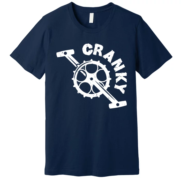 Bicycle Crank Cool Bike Rider Builder Premium T-Shirt