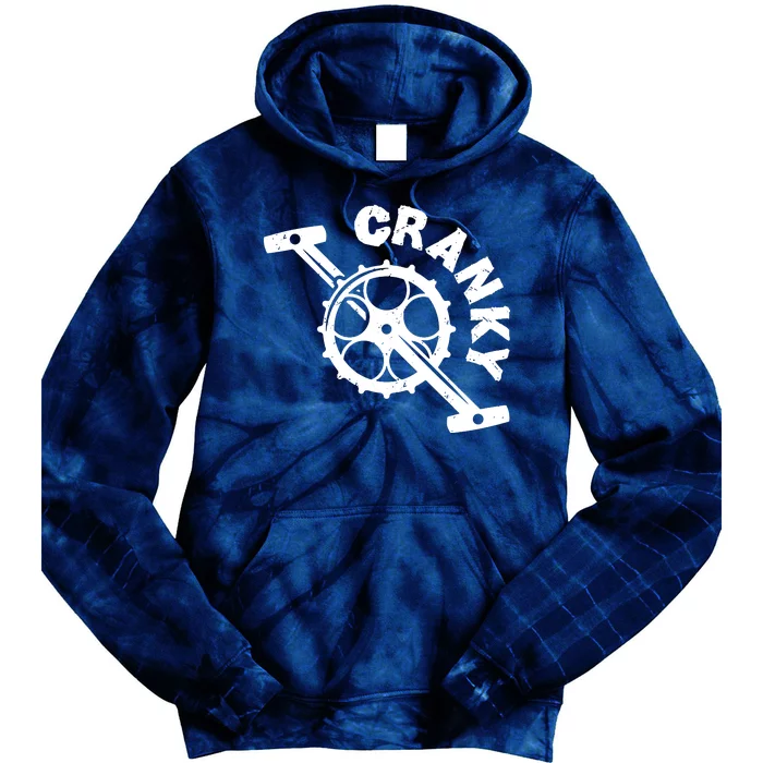 Bicycle Crank Cool Bike Rider Builder Tie Dye Hoodie