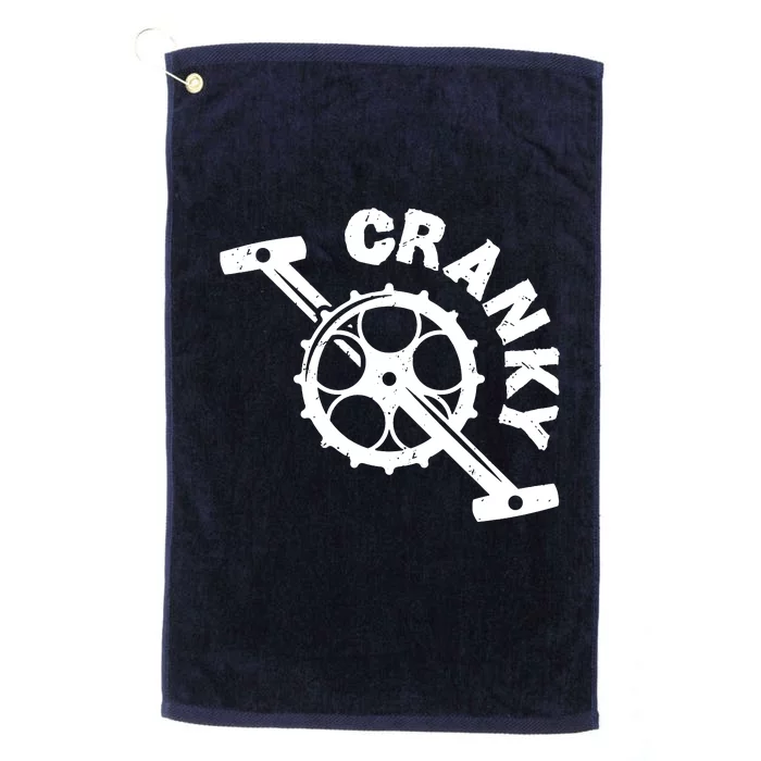 Bicycle Crank Cool Bike Rider Builder Platinum Collection Golf Towel