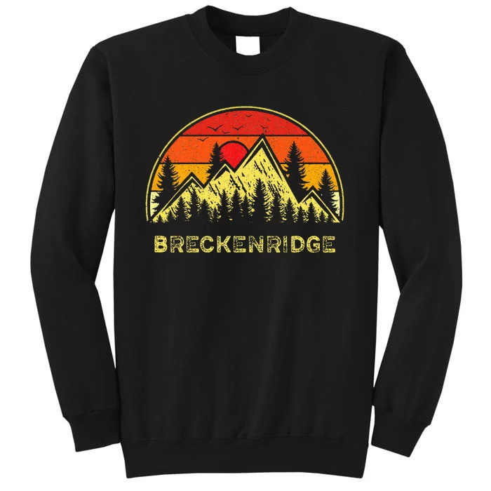 Breckenridge Colorado Co Mountains Hiking Souvenir Tall Sweatshirt