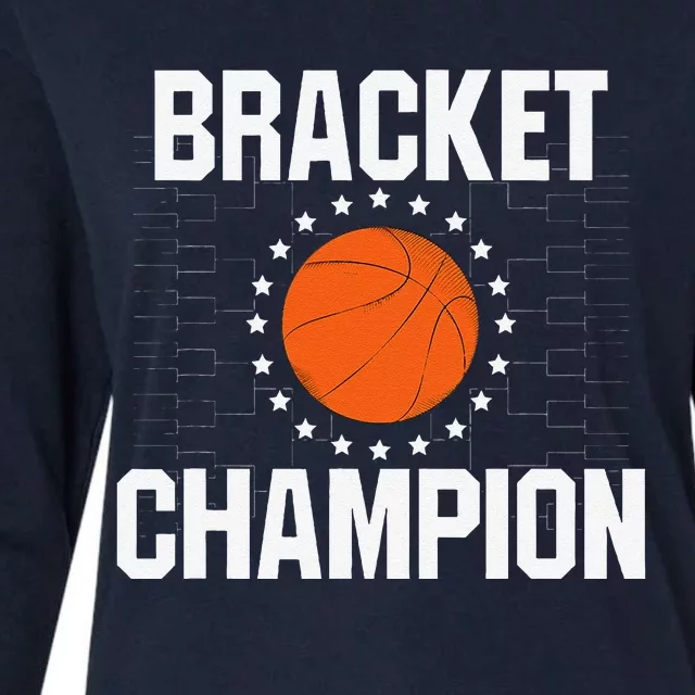 Bracket Champion College Basketball Tournament Womens Cotton Relaxed Long Sleeve T-Shirt