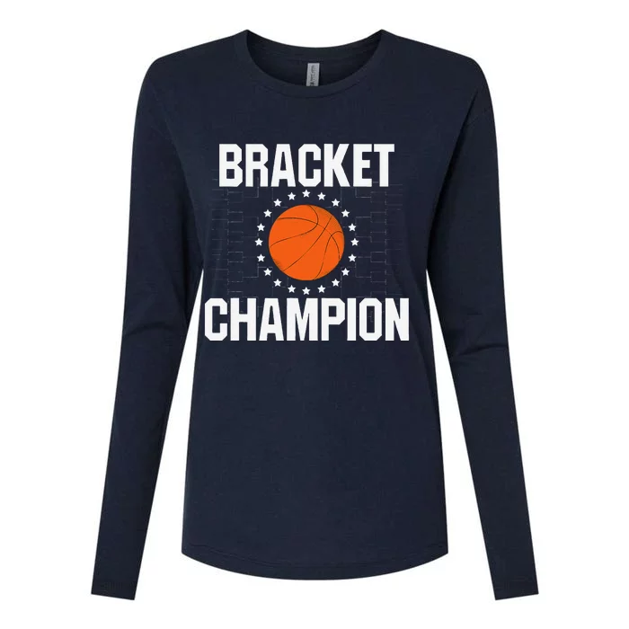 Bracket Champion College Basketball Tournament Womens Cotton Relaxed Long Sleeve T-Shirt