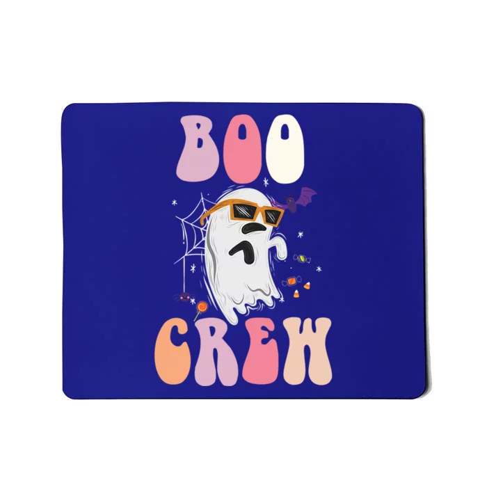 Boo Crew Cute Ghost Halloween Costume Spooky Season Gift Mousepad