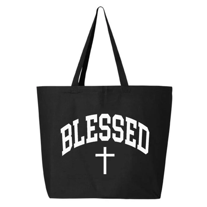 Blessed Cross Christian Religious Faith 25L Jumbo Tote