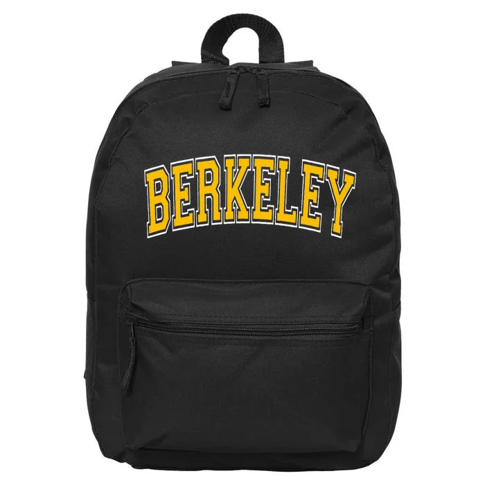 Berkeley California Ca Varsity 16 in Basic Backpack