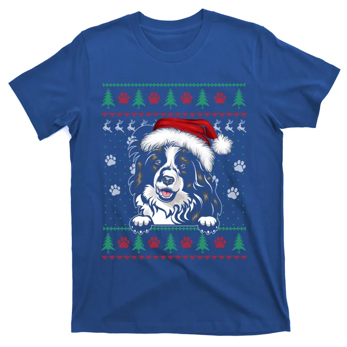 Border Collie Christmas Ugly Sweater Funny Dog Lover Xmas Gift T-Shirt