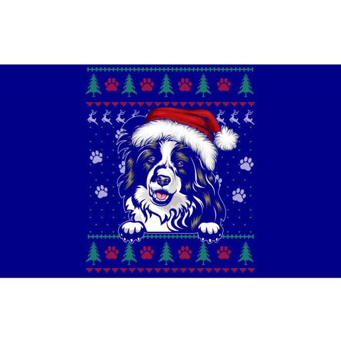 Border Collie Christmas Ugly Sweater Funny Dog Lover Xmas Gift Bumper Sticker